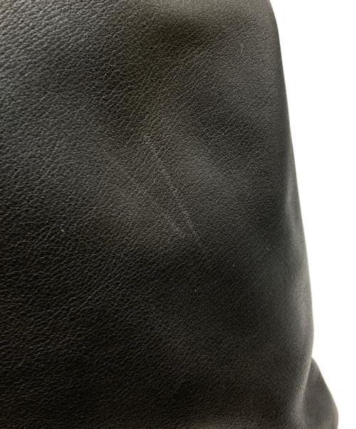 russet（ラシット）russet (ラシット) レザー2ハンドルリュックサック ブラックの古着・服飾アイテム