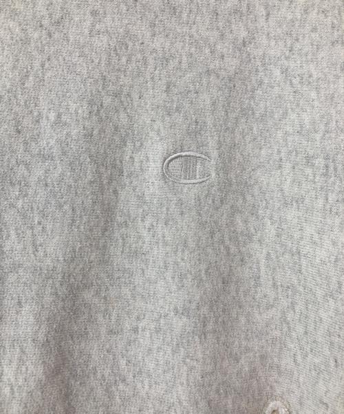 Champion REVERSE WEAVE（チャンピオン リバース ウィーブ）Champion REVERSE WEAVE (チャンピオン リバース ウィーブ) JOURNAL STANDARD relume (ジャーナルスタンダード レリューム) ダメージリペアスウェット グレー サイズ:Ｌ　の古着・服飾アイテム