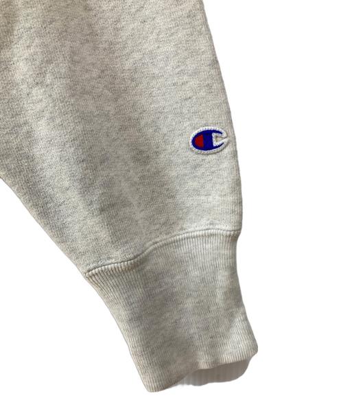 Champion REVERSE WEAVE（チャンピオン リバース ウィーブ）Champion REVERSE WEAVE (チャンピオン リバース ウィーブ) JOURNAL STANDARD relume (ジャーナルスタンダード レリューム) ダメージリペアスウェット グレー サイズ:Ｌ　の古着・服飾アイテム
