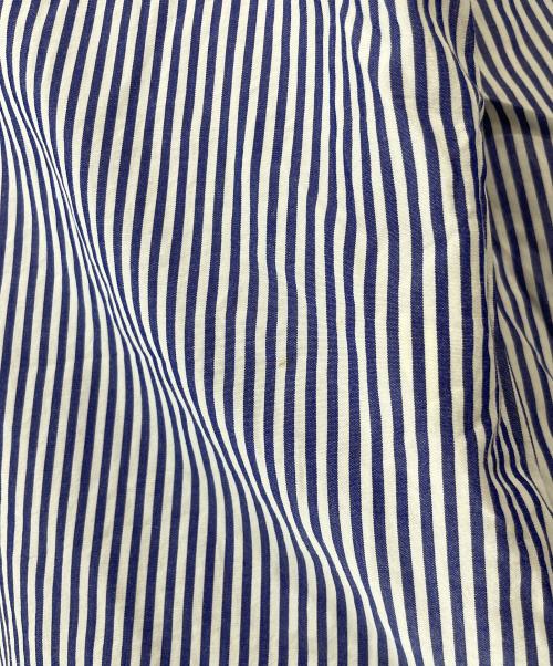 CDG（シーディージー）CDG (シーディージー) ストライプシャツ ブルー サイズ:Sの古着・服飾アイテム