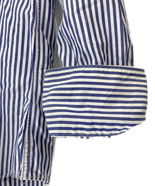 CDG（シーディージー）CDG (シーディージー) ストライプシャツ ブルー サイズ:Sの古着・服飾アイテム