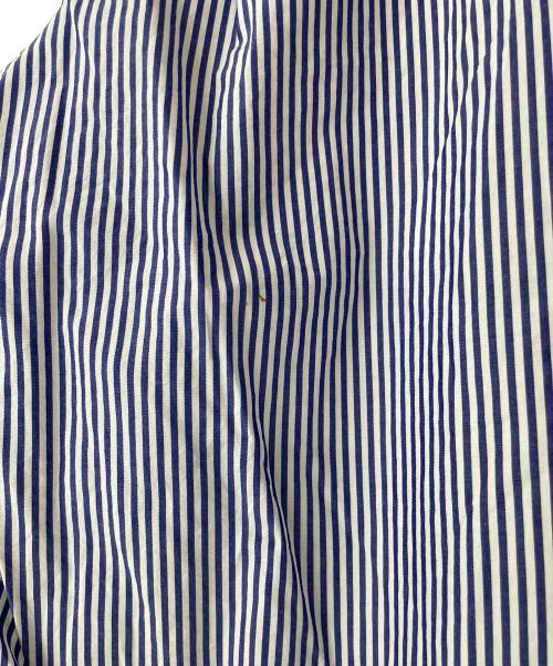 CDG（シーディージー）CDG (シーディージー) ストライプシャツ ブルー サイズ:Sの古着・服飾アイテム