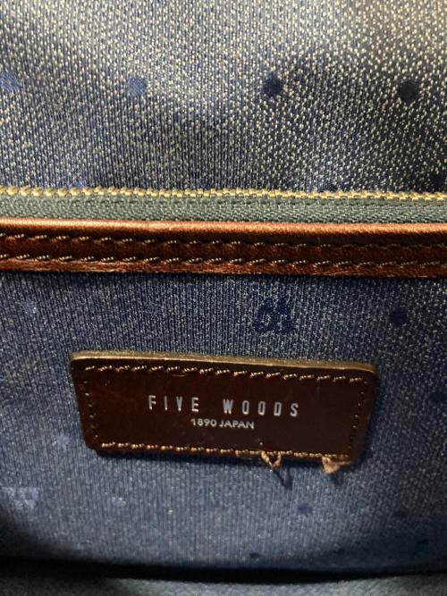 FIVEWOODS（ファイブウッズ）FIVEWOODS (ファイブウッズ) ミニダレスバッグ ブラウンの古着・服飾アイテム