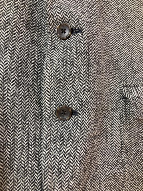 POLO RALPH LAUREN（ポロ・ラルフローレン）POLO RALPH LAUREN (ポロ・ラルフローレン) ヘリンボーン2Bジャケット グレー サイズ:Ｌ　の古着・服飾アイテム