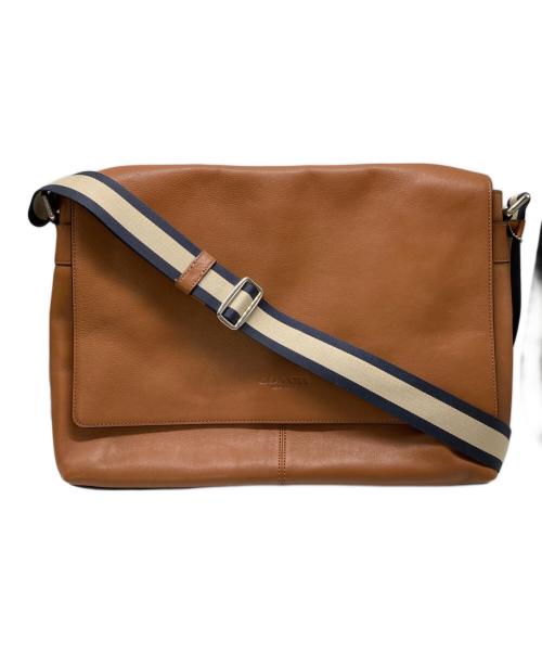 COACH（コーチ）COACH (コーチ) サリバン スムース レザー メッセンジャー ブラウンの古着・服飾アイテム
