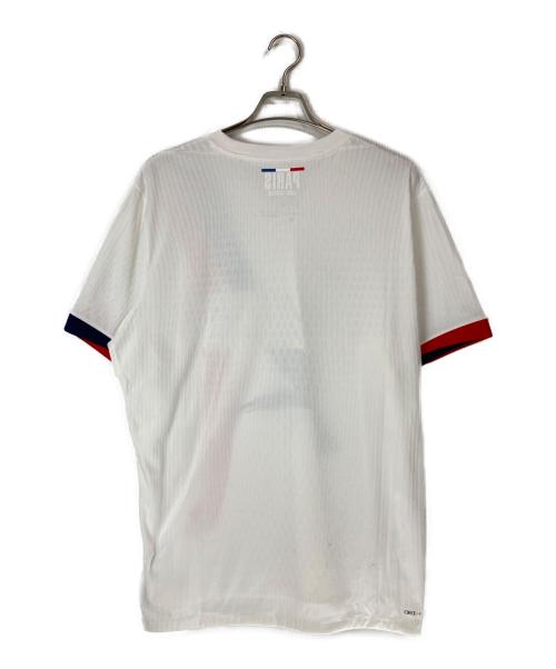 NIKE（ナイキ）NIKE (ナイキ) Paris Saint-Germain (パリサンジェルマン) 24-26 パリSG AWAY オーセンティックユニフォーム ホワイト サイズ:2XLの古着・服飾アイテム