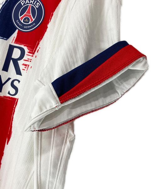 NIKE（ナイキ）NIKE (ナイキ) Paris Saint-Germain (パリサンジェルマン) 24-26 パリSG AWAY オーセンティックユニフォーム ホワイト サイズ:2XLの古着・服飾アイテム