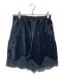 MAISON SPECIAL (メゾンスペシャル) Hem Lace Velour Shorts ブラック サイズ:36：7000円