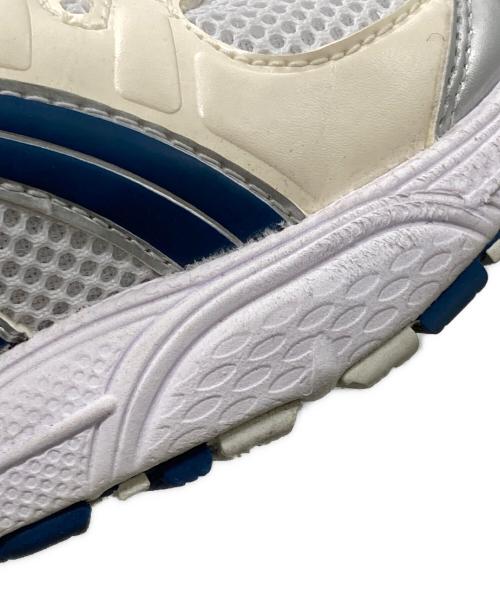 asics（アシックス）asics (アシックス) GEL-NIMBUS 9 ホワイト×ブルー サイズ:25.5cmの古着・服飾アイテム