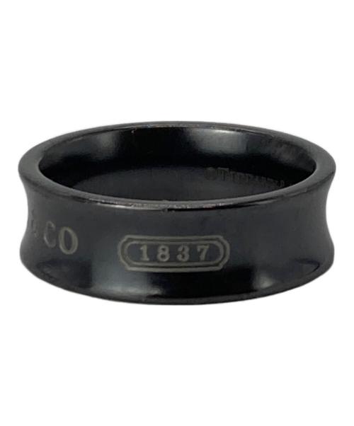 TIFFANY & Co.（ティファニー）TIFFANY & Co. (ティファニー) 1837ブラックチタンナローリング ブラック サイズ:18号の古着・服飾アイテム
