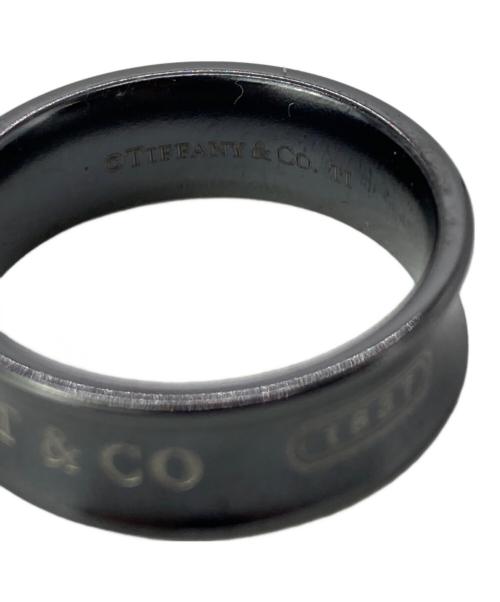 TIFFANY & Co.（ティファニー）TIFFANY & Co. (ティファニー) 1837ブラックチタンナローリング ブラック サイズ:18号の古着・服飾アイテム