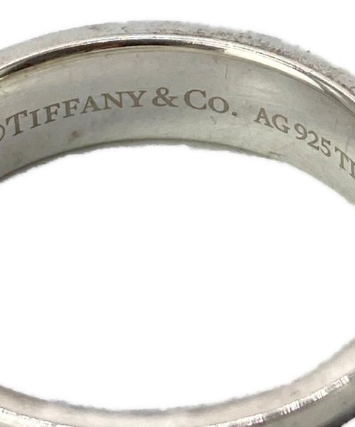 TIFFANY & Co.（ティファニー）TIFFANY & Co. (ティファニー) T TWOリング シルバー×ブラック サイズ:18号の古着・服飾アイテム
