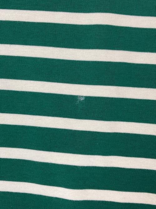 Oblada（オブラダ）OBLADA (オブラダ) GUERNSEY BORDER オーバーサイズバスクシャツ グリーン サイズ:Fの古着・服飾アイテム
