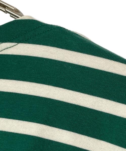 Oblada（オブラダ）OBLADA (オブラダ) GUERNSEY BORDER オーバーサイズバスクシャツ グリーン サイズ:Fの古着・服飾アイテム