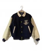 VAN JACKETヴァン ジャケット）の古着「CLASSIC SPORTSスタジャン」｜ネイビー