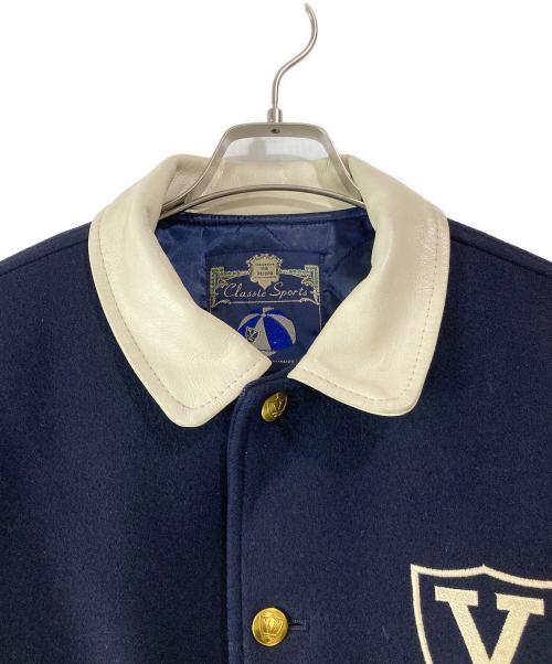 VAN JACKET（ヴァン ジャケット）VAN JACKET (ヴァン ジャケット) CLASSIC SPORTSスタジャン ネイビー サイズ:freeの古着・服飾アイテム