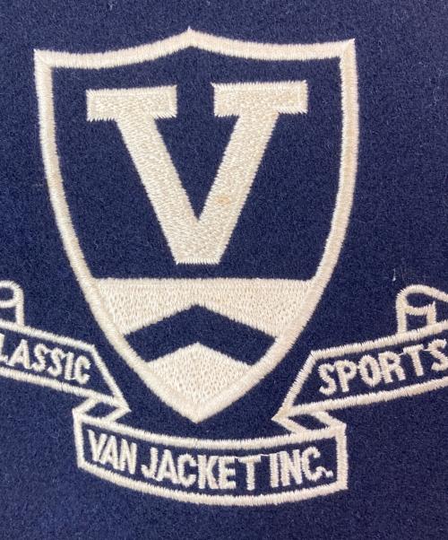 VAN JACKET（ヴァン ジャケット）VAN JACKET (ヴァン ジャケット) CLASSIC SPORTSスタジャン ネイビー サイズ:freeの古着・服飾アイテム
