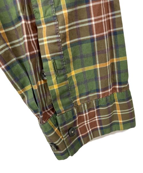 C.P COMPANY（シーピーカンパニー）C.P COMPANY (シーピーカンパニー) チェックシャツ ブラウン×グリーン サイズ:Lの古着・服飾アイテム