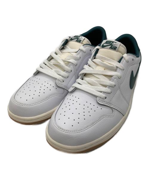 NIKE（ナイキ）NIKE (ナイキ) エアジョーダン1 ロー OG ホワイト×グリーン サイズ:２９cmの古着・服飾アイテム