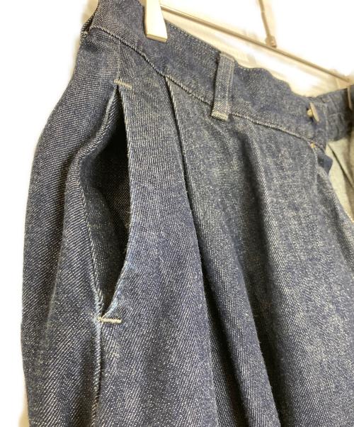 HARVESTY（ハーベスティー）HARVESTY (ハーベスティー) デニムカルメンキュロット インディゴ サイズ:2の古着・服飾アイテム