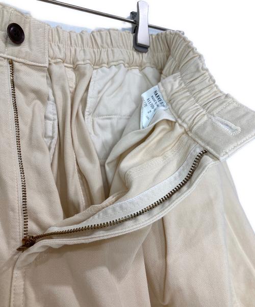 HARVESTY（ハーベスティー）HARVESTY (ハーベスティー) チノサーカスパンツ アイボリー サイズ:2の古着・服飾アイテム