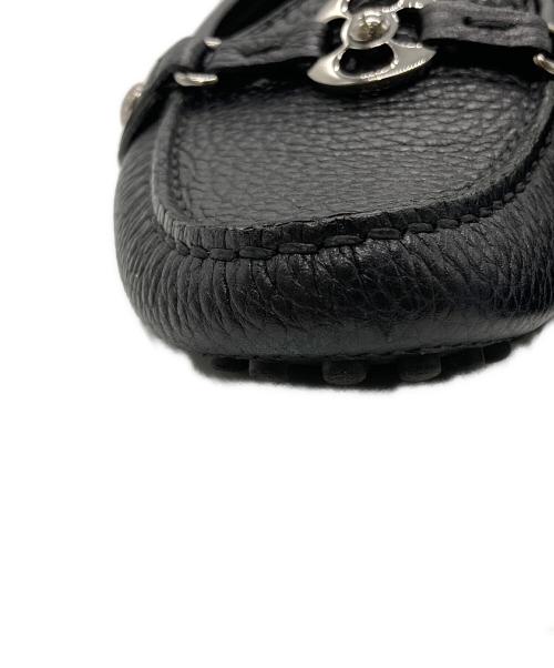 LOUIS VUITTON（ルイ ヴィトン）LOUIS VUITTON (ルイ ヴィトン) ドライビングシューズ ブラック サイズ:M36の古着・服飾アイテム