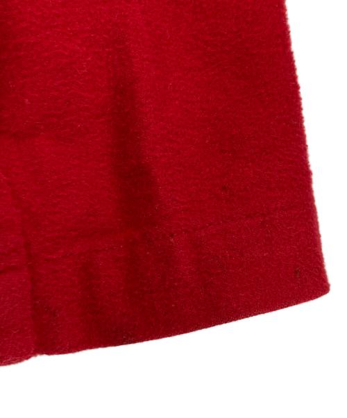 COMME des GARCONS HOMME（コムデギャルソン オム）COMME des GARCONS HOMME (コムデギャルソン オム) シャモアクロスカバーオールジャケット レッド サイズ:FREEの古着・服飾アイテム