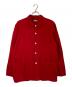 COMME des GARCONS HOMME（コムデギャルソン オム）の古着「シャモアクロスカバーオールジャケット」｜レッド