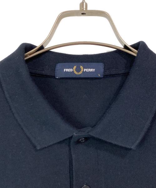 FRED PERRY（フレッドペリー）FRED PERRY (フレッドペリー) ポロシャツ ネイビー サイズ:Lの古着・服飾アイテム