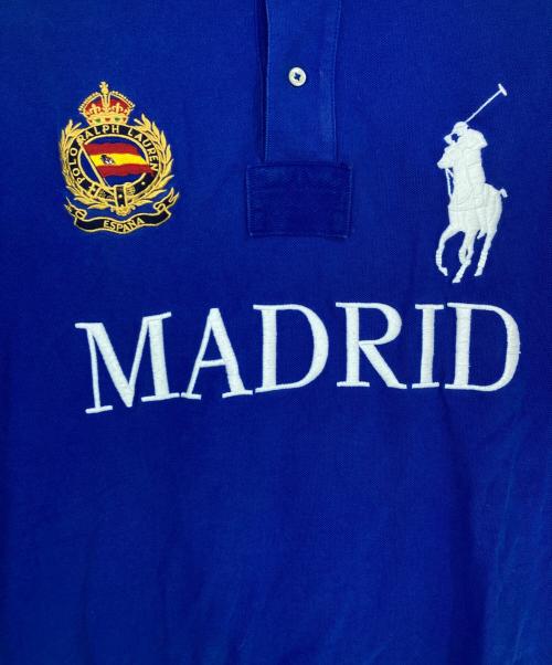 POLO RALPH LAUREN（ポロ・ラルフローレン）POLO RALPH LAUREN (ポロ・ラルフローレン) ビッグポニーポロシャツ ブルー サイズ:Mの古着・服飾アイテム