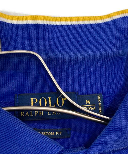POLO RALPH LAUREN（ポロ・ラルフローレン）POLO RALPH LAUREN (ポロ・ラルフローレン) ビッグポニーポロシャツ ブルー サイズ:Mの古着・服飾アイテム