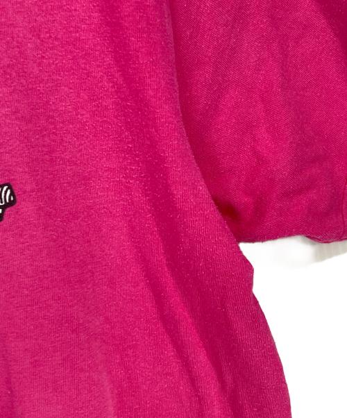 stussy（ステューシー）stussy (ステューシー) スカルプリントTシャツ ピンク サイズ:Lの古着・服飾アイテム