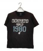 stussy×UNDEFEATEDステューシー×アンディフィーテッド）の古着「プリントTシャツ」｜ブラック