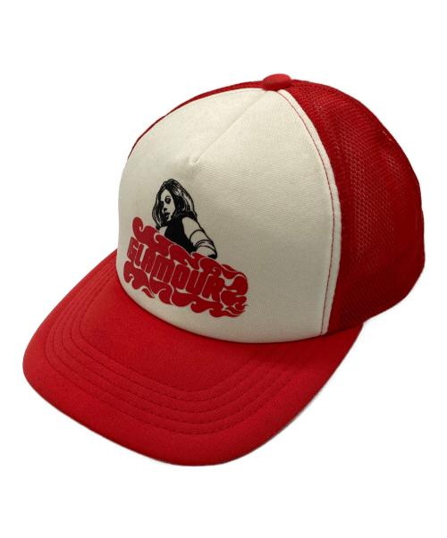 Hysteric Glamour（ヒステリックグラマー）Hysteric Glamour (ヒステリックグラマー) ビクセン ガール メッシュ キャップ レッドの古着・服飾アイテム