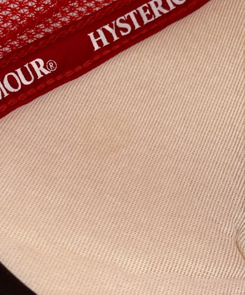 Hysteric Glamour（ヒステリックグラマー）Hysteric Glamour (ヒステリックグラマー) ビクセン ガール メッシュ キャップ レッドの古着・服飾アイテム