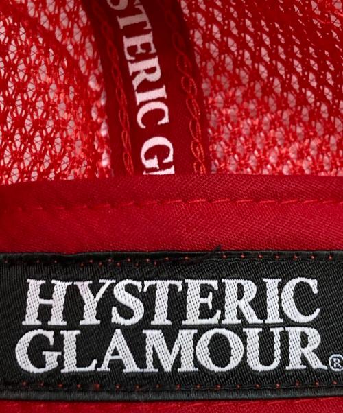 Hysteric Glamour（ヒステリックグラマー）Hysteric Glamour (ヒステリックグラマー) ビクセン ガール メッシュ キャップ レッドの古着・服飾アイテム