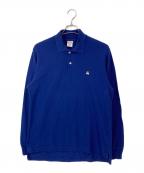 BROOKS BROTHERS×green label relaxingブルックスブラザーズ×グリーンレーベルリラクシング）の古着「GLR PIQUE 長袖ポロシャツ」｜ネイビー
