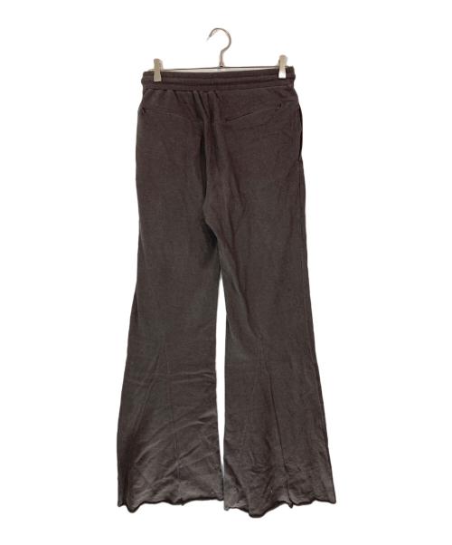 INSCRIRE（アンスクリア）INSCRIRE (アンスクリア) Cotton Linen Flare Pants ブラウン サイズ:Sの古着・服飾アイテム