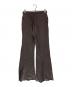 INSCRIRE (アンスクリア) Cotton Linen Flare Pants ブラウン サイズ:S：8000円