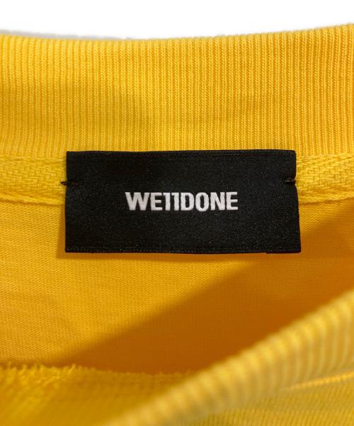 WE11DONE（ウェルダン）WE11DONE (ウェルダン) ロングスリーブTシャツ イエロー サイズ:Sの古着・服飾アイテム