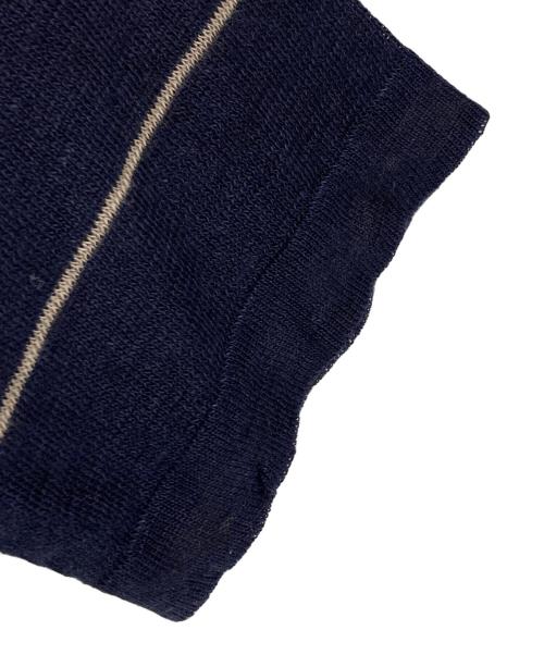 FENDI（フェンディ）FENDI (フェンディ) 半袖ボーダーニット ネイビー サイズ:50の古着・服飾アイテム