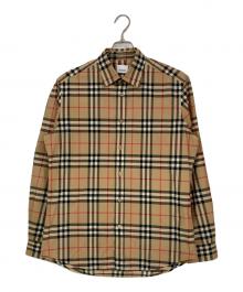 BURBERRY（バーバリー）の古着「ノバチェックシャツ」｜ベージュ