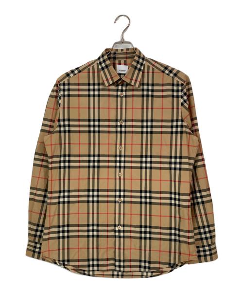 BURBERRY（バーバリー）BURBERRY (バーバリー) ノバチェックシャツ ベージュ サイズ:Ｍの古着・服飾アイテム