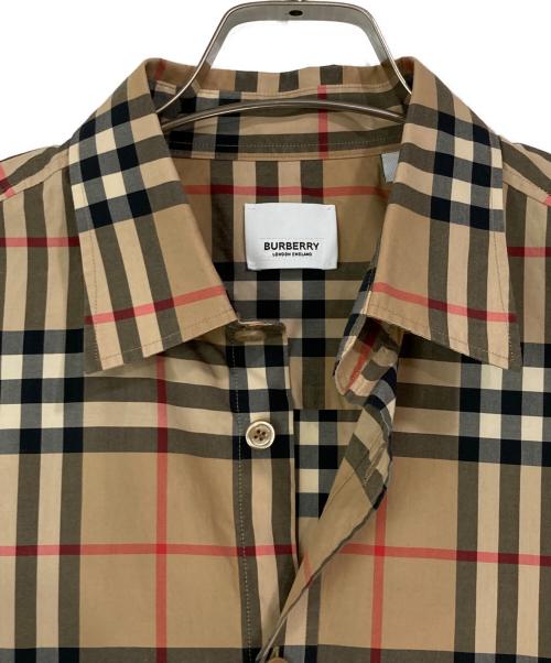 BURBERRY（バーバリー）BURBERRY (バーバリー) ノバチェックシャツ ベージュ サイズ:Ｍの古着・服飾アイテム
