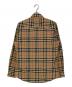 BURBERRY (バーバリー) ノバチェックシャツ ベージュ サイズ:Ｍ：25000円