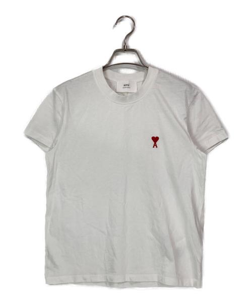 AMI Alexandre Mattiussi（アミアレクサンドルマテュッシ）AMI Alexandre Mattiussi (アミアレクサンドルマテュッシ) AMI DE COEUR T-SHIRT ホワイト サイズ:XSの古着・服飾アイテム