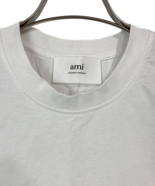 AMI Alexandre Mattiussi（アミアレクサンドルマテュッシ）AMI Alexandre Mattiussi (アミアレクサンドルマテュッシ) AMI DE COEUR T-SHIRT ホワイト サイズ:XSの古着・服飾アイテム