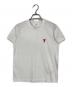 AMI Alexandre Mattiussi（アミアレクサンドルマテュッシ）の古着「AMI DE COEUR T-SHIRT」｜ホワイト
