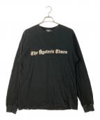 Hysteric Glamourヒステリックグラマー）の古着「HYS TIMES Tシャツ」｜ブラック