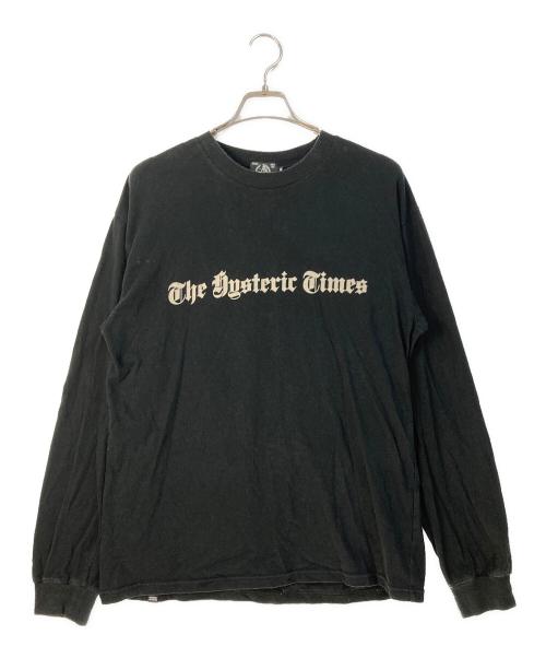 Hysteric Glamour（ヒステリックグラマー）Hysteric Glamour (ヒステリックグラマー) HYS TIMES Tシャツ ブラック サイズ:Mの古着・服飾アイテム